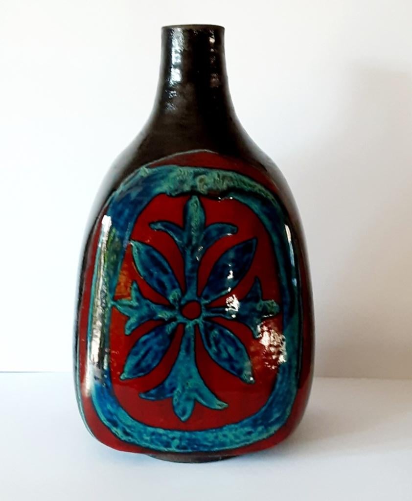 KERAMAR KERAMIEK VAAS 1960'S, Antiek en Kunst, Antiek | Vazen, Ophalen of Verzenden