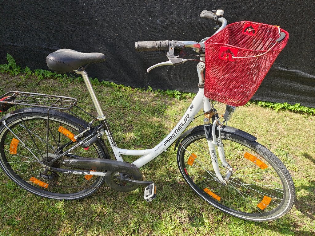 vrouwenfiets, Fietsen en Brommers, Ophalen, Gebruikt, Terugtraprem