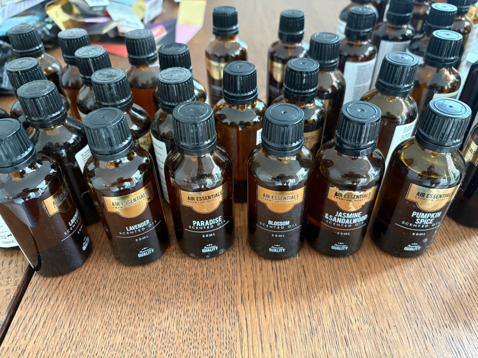 Lot etherische olie, diverse geuren, Ophalen, Zo goed als nieuw, Aroma