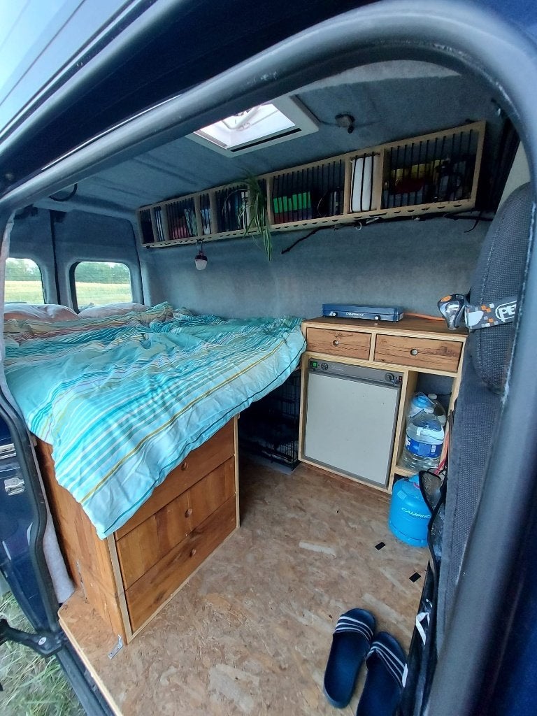 Koelkast + meubilair camper, Caravans en Kamperen, Ophalen, Gebruikt