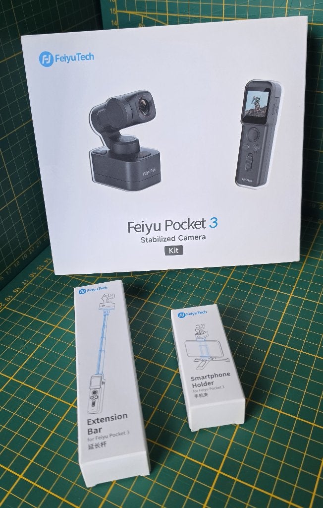 FeiyuTech Pocket 3 Kit complet + accessoires, TV, Hi-fi & Vidéo, Enlèvement ou Envoi, Comme neuf, Autres marques