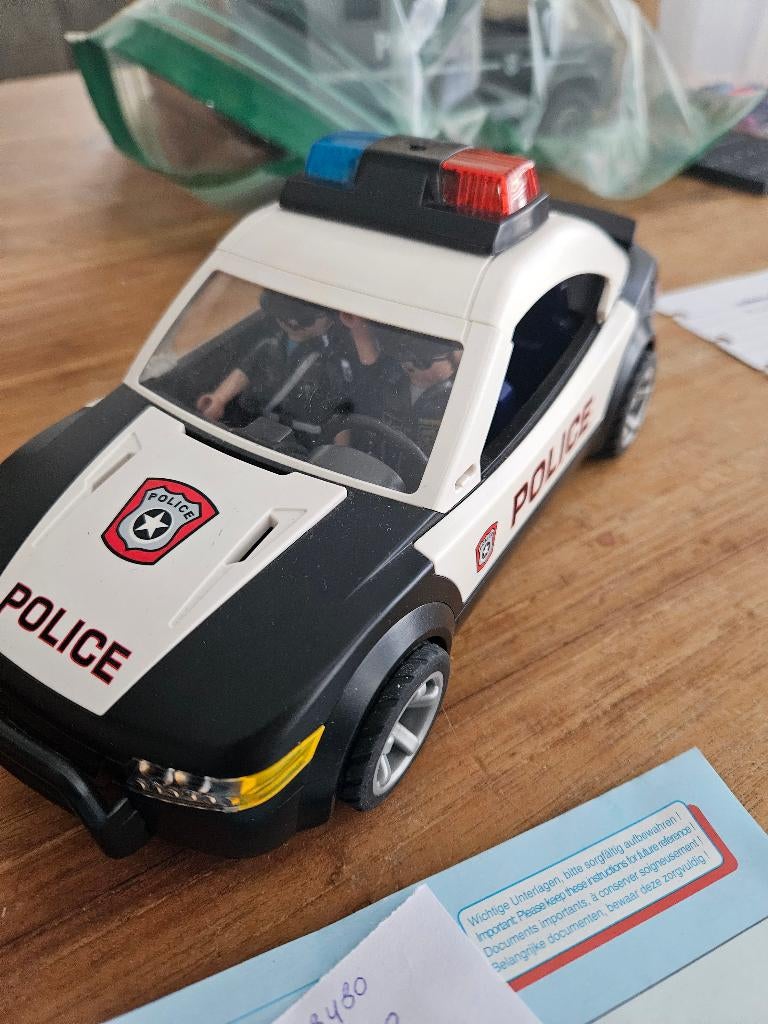 Playmobil Politieauto 5614 / 5673, Kinderen en Baby's, Speelgoed | Playmobil, Ophalen of Verzenden, Zo goed als nieuw, Complete set