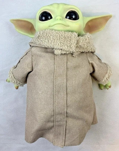 Mattel Star Wars Mandalorian Grogu knuffel baby Yoda 30cm, Verzamelen, Star Wars, Verzenden, Zo goed als nieuw, Overige typen