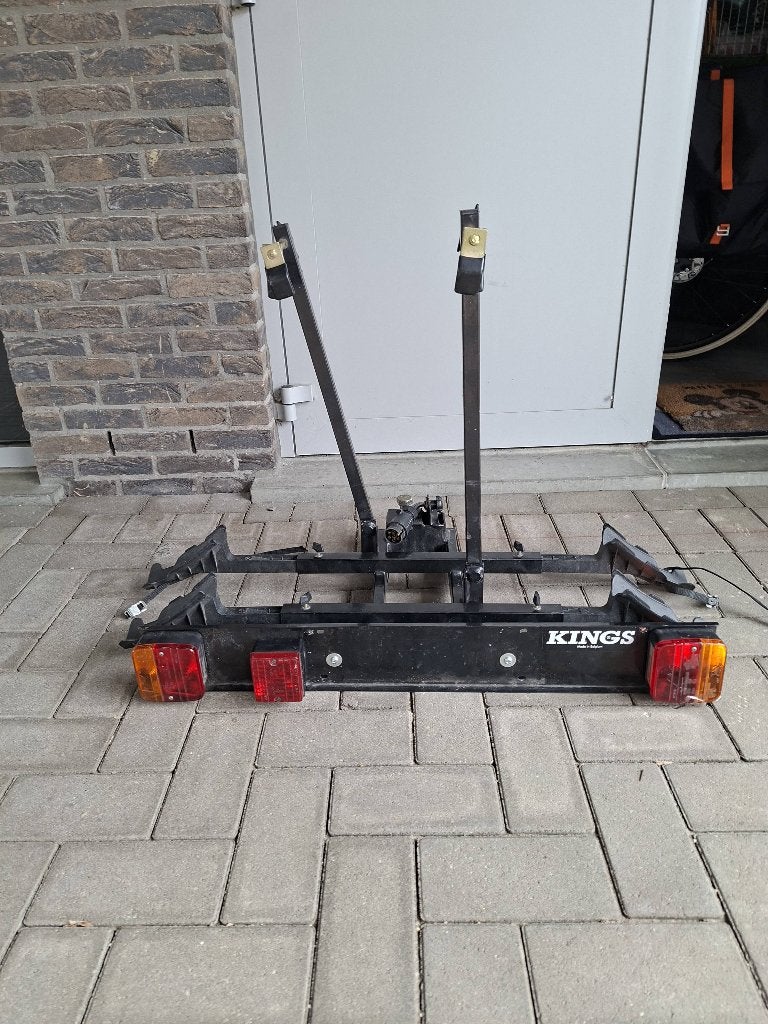 Fietsendrager King's, Ophalen, 2 fietsen, Zo goed als nieuw, Trekhaakdrager