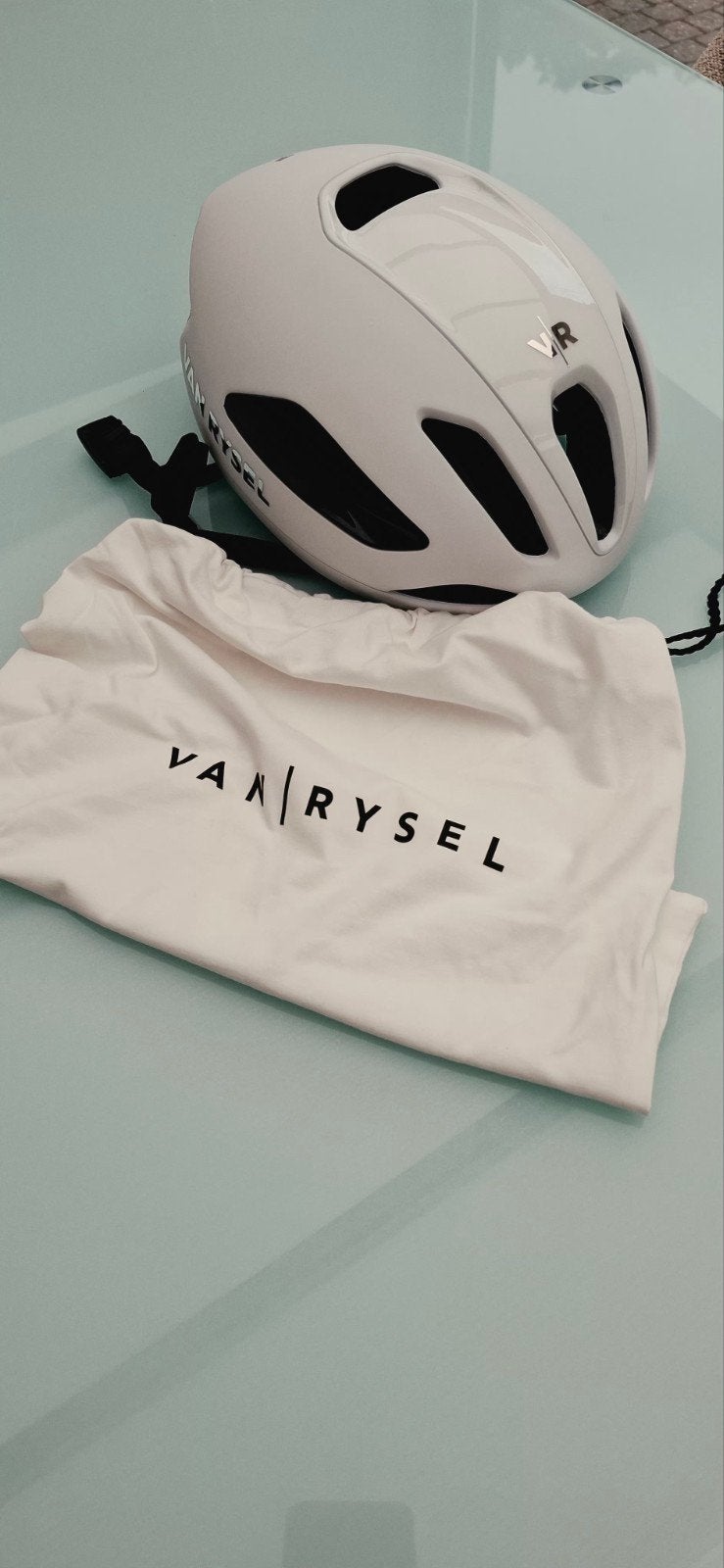 casque Rysel à vendre, Enlèvement ou Envoi, Comme neuf, Van rysel, L