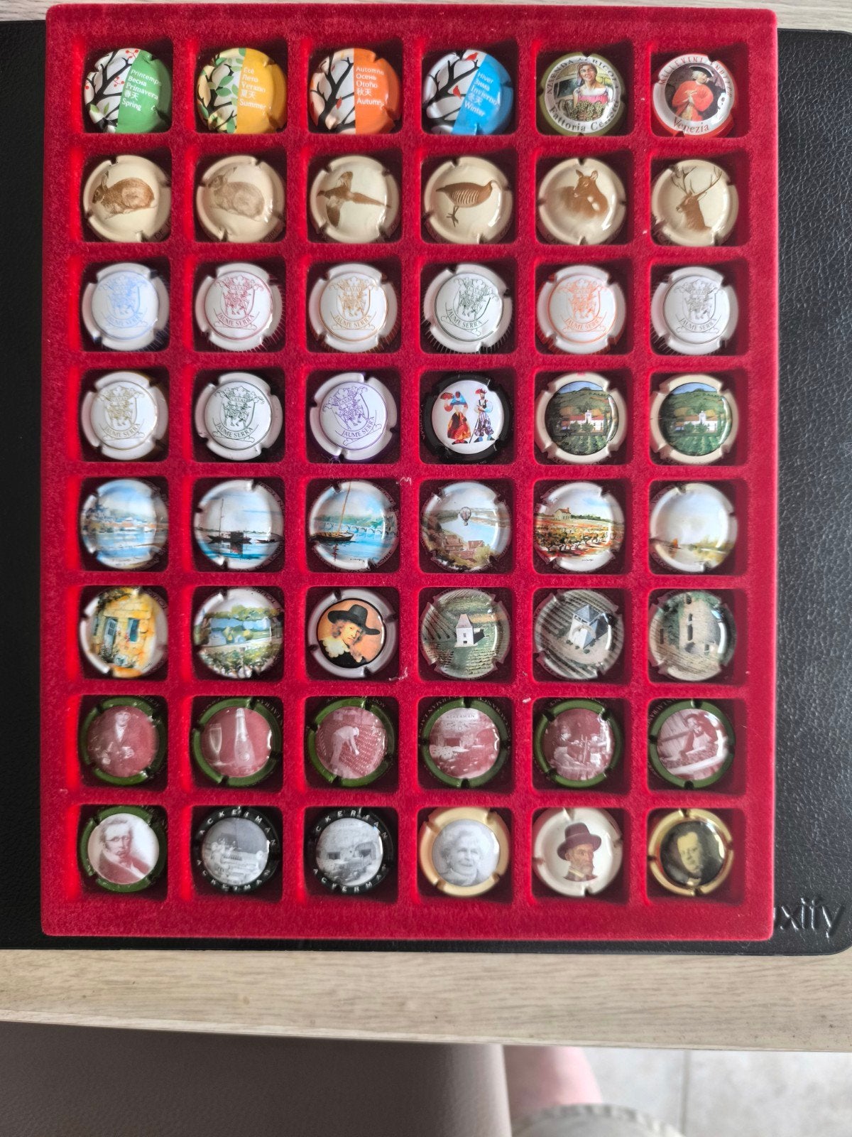 Lot 2 : 75 zeer mooie cava capsules thema allerlei en Kerst, Ophalen of Verzenden