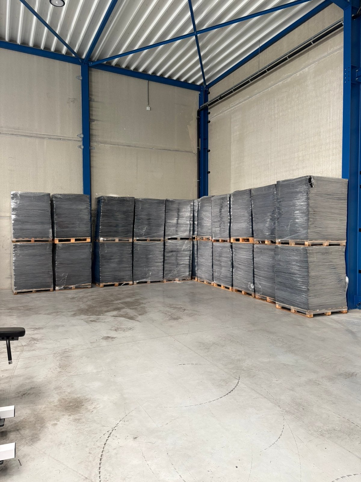 Splinternieuwe rubber tegels, Ophalen, Rubber