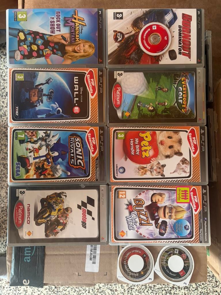 Sony Psp spelletjes, Enlèvement ou Envoi, Comme neuf, PSP