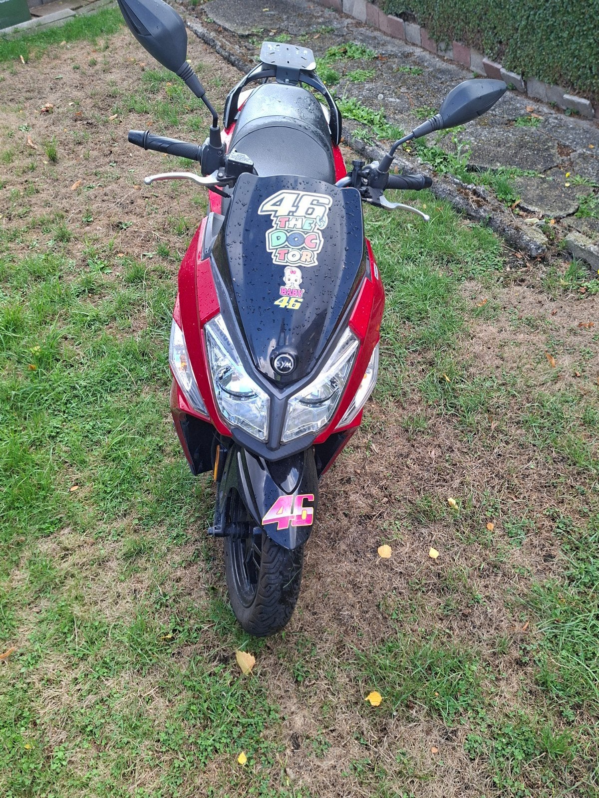 scooter sym 14 rood, Ophalen, Gebruikt, Overige modellen, 49 cc