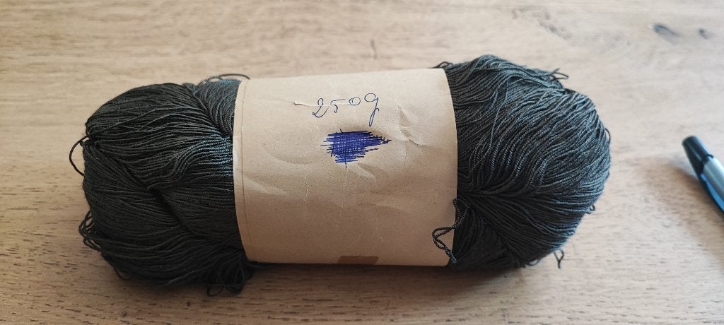 beikatoen antracietgrijs 250gram, Hobby en Vrije tijd, Ophalen of Verzenden, Zo goed als nieuw