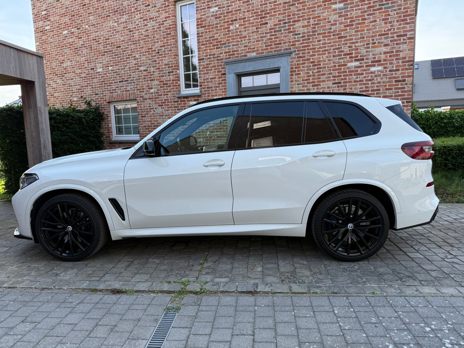 BMW X5, Auto's, Automaat, 2993 cc, Wit, Leder