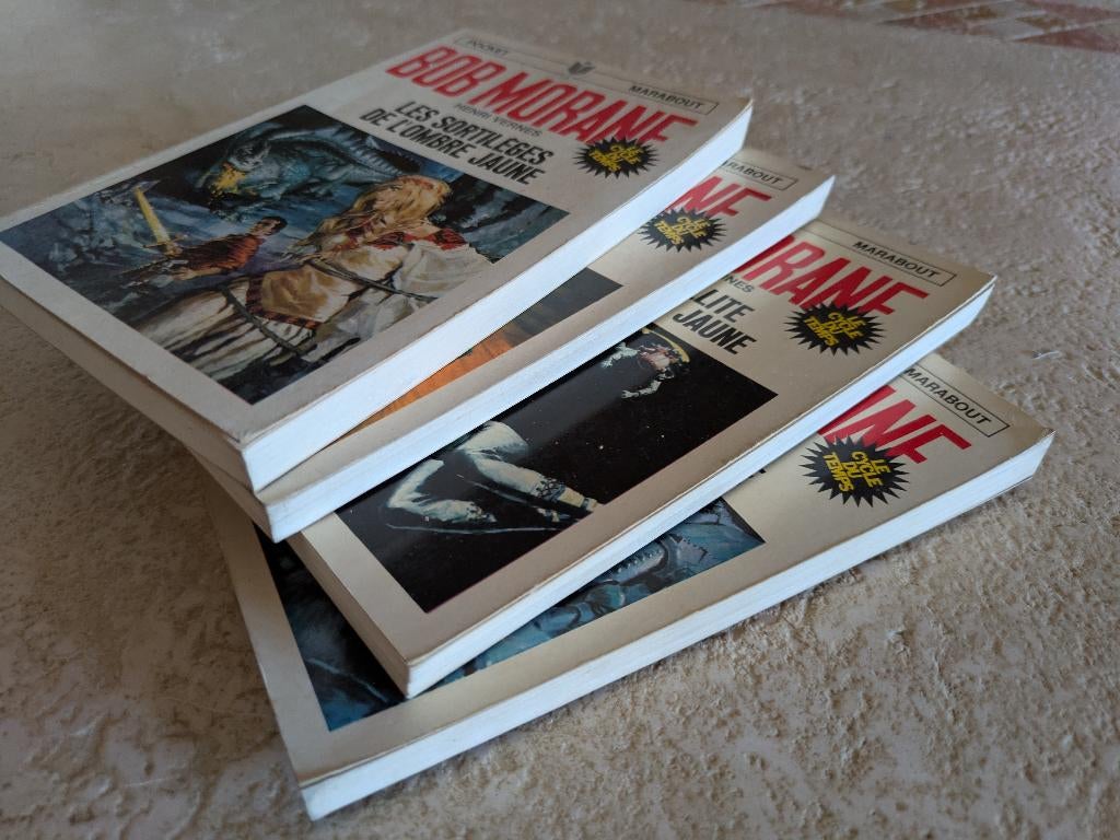 4 "Bob Morane" (Le cycle du temps) de type 7 pour 4,5€., Envoi, Utilisé, Henri Vernes.