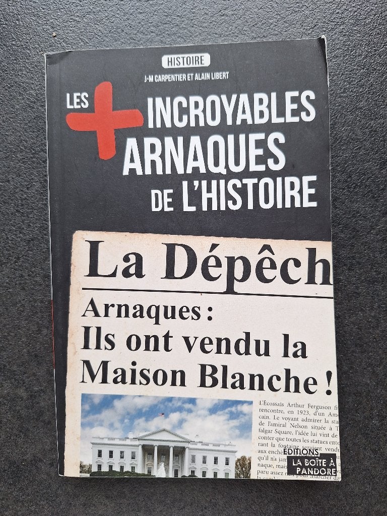 Les incroyables arnaques de l'histoire - JM Carpentier, Maatschappij en Samenleving, JM Carpentier, Ophalen, Gelezen