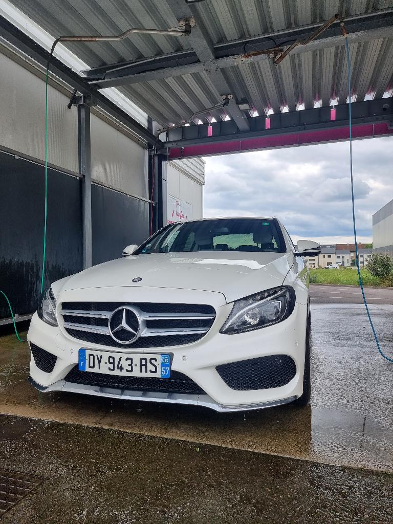 Mercedes C200 - AMG Line, Auto's, Mercedes-Benz, Wit, Leder, Particulier, C-Klasse
