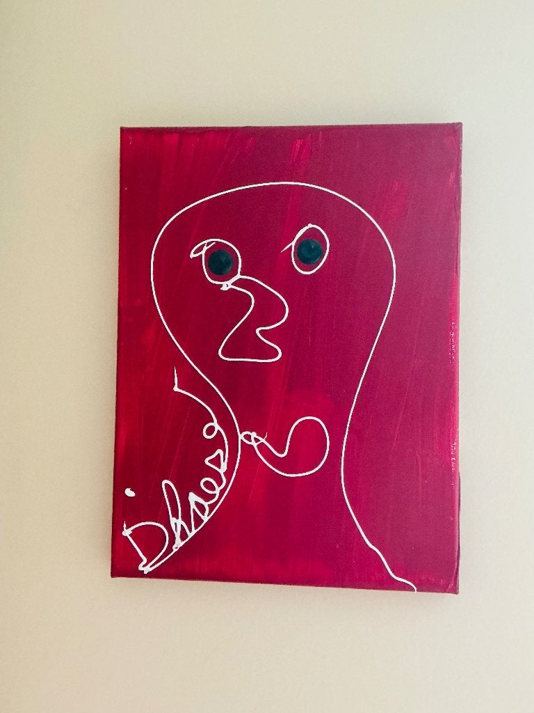 Zeldzaam kunstwerk/ schilderij Hannes d’Haese 1/1 ea, Enlèvement
