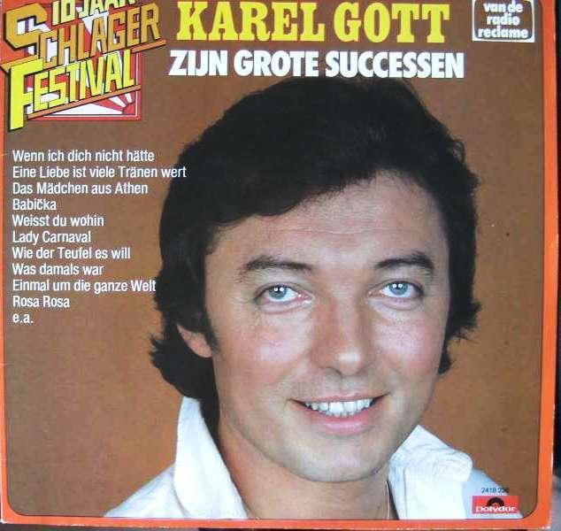 LP Karel Gott - Zijn grote successen, Ophalen of Verzenden, Zo goed als nieuw, 12 inch