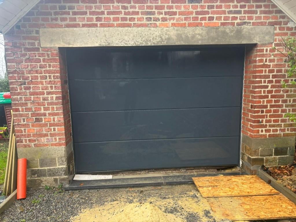 Porte de garage sectionnelle Hörmann anthracite 275 x 200cm, Enlèvement, Comme neuf, Autres types