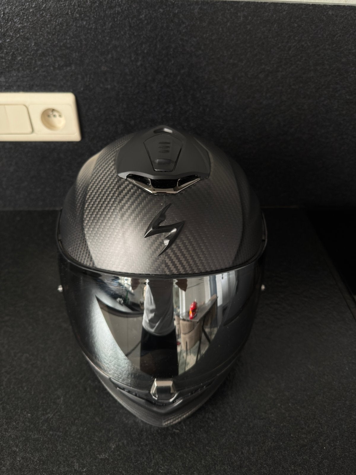 EXO-R1 EVO CARBON AIR MOTORHELM, Motoren, Kleding | Motorhelmen, Dames, Heren, Integraalhelm, M, Overige merken, Tweedehands, Ophalen