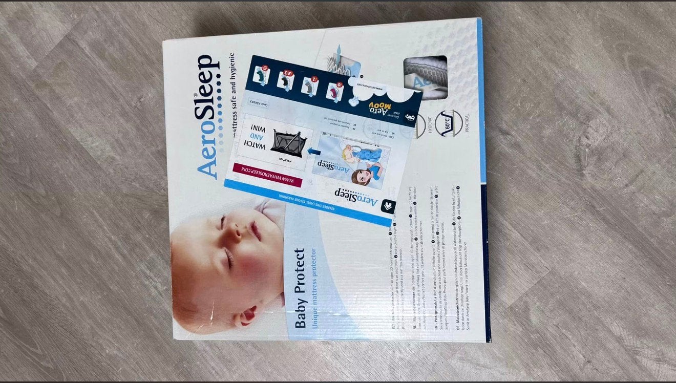 AeroSleep matrasbeschermer 140 x 70 cm — 25€, Ophalen, Zo goed als nieuw