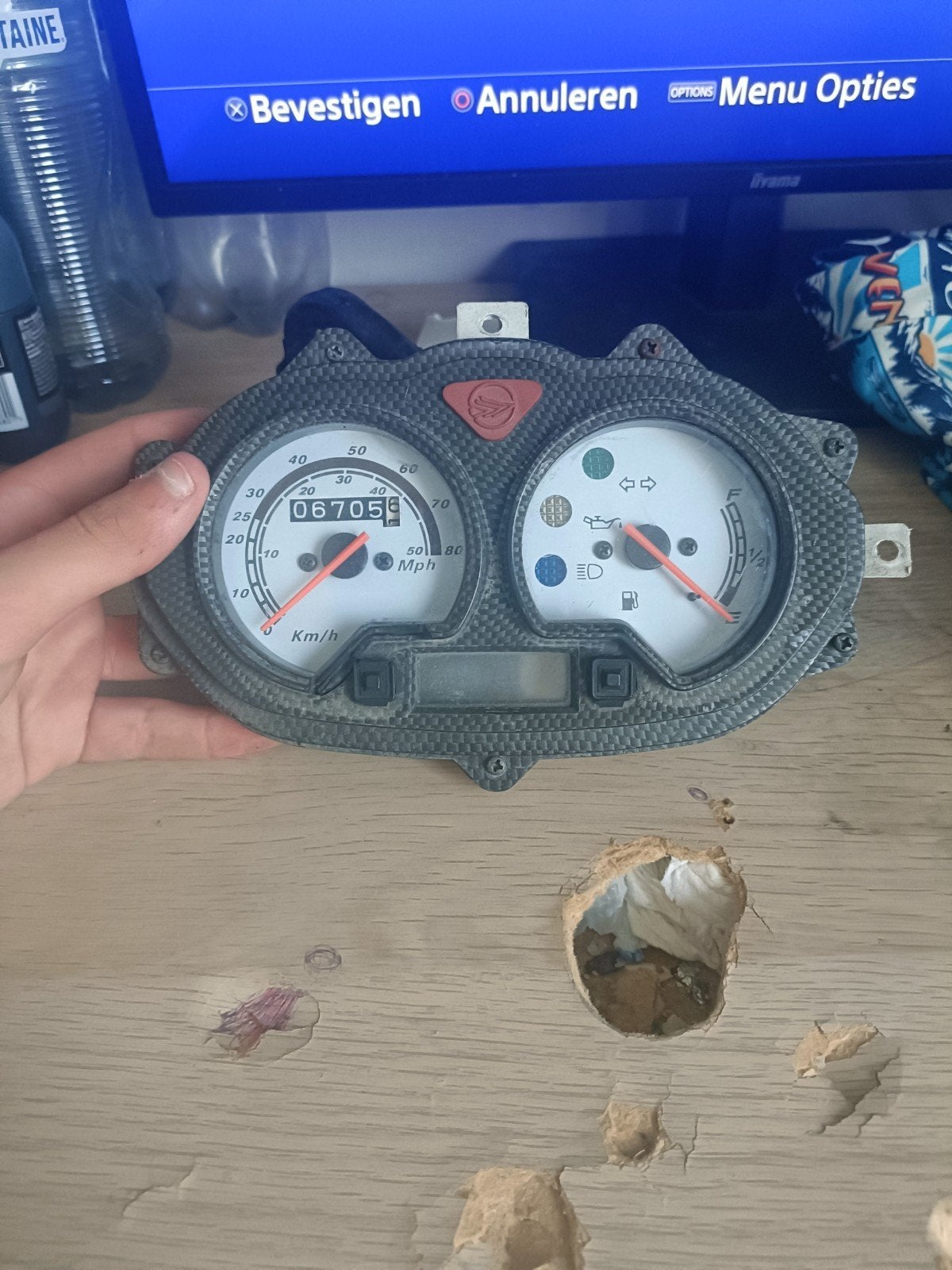 Speedmeter Keeway effect 50, Motoren, Ophalen of Verzenden