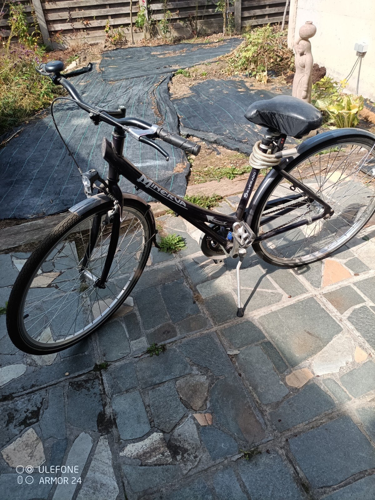 damesfiets Minerva, Terugtraprem, Gebruikt, 47 tot 50 cm, Ophalen