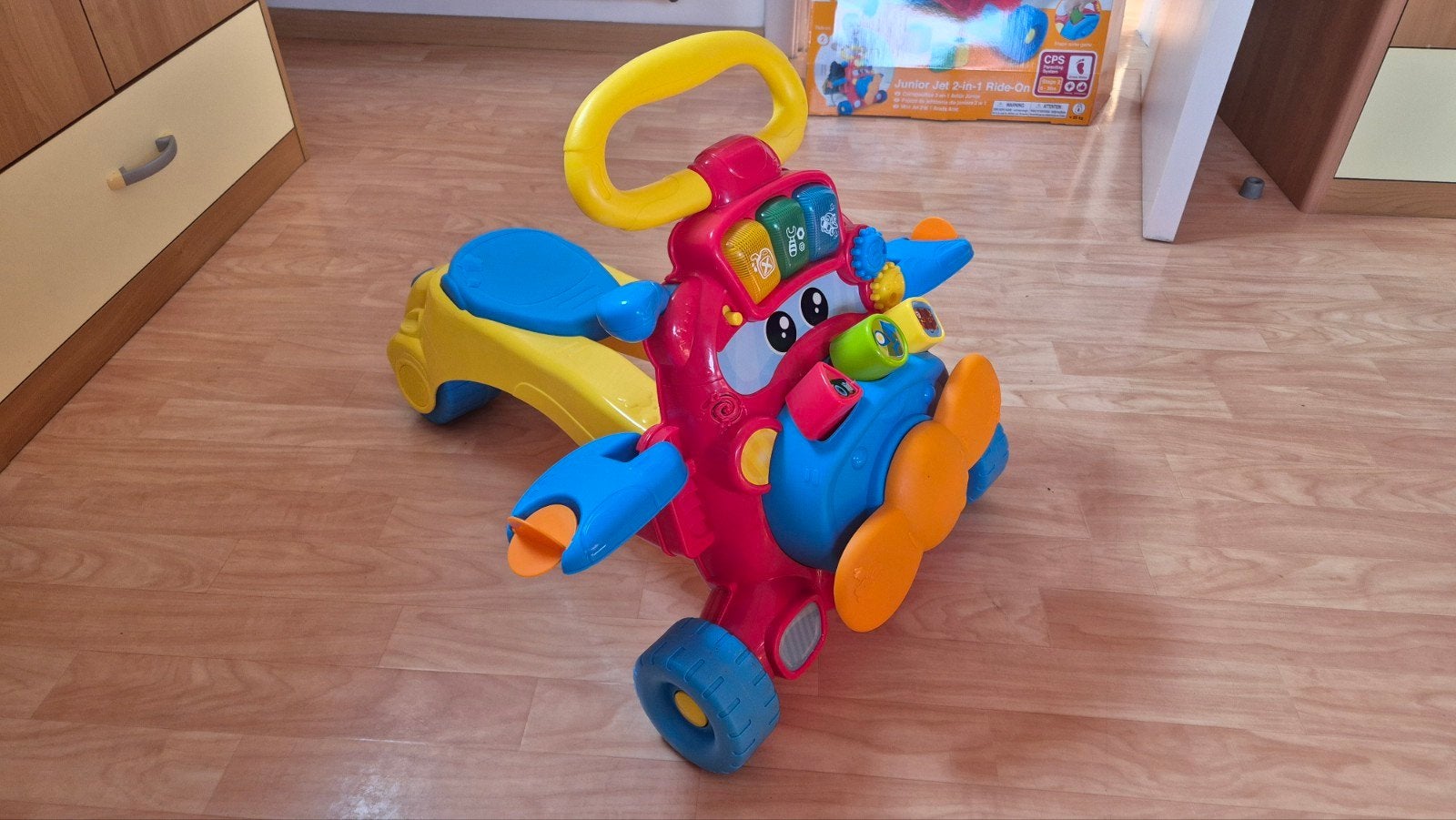 2 in 1 loopwagen, Enlèvement, Utilisé, Autres types, Sonore