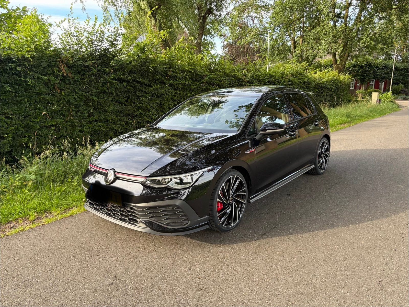 VW GOLF 2.0 GTI CLUBSPORT 300 PK BJ 2022, Auto's, Euro 6, 4 cilinders, Zwart, 5 zetels