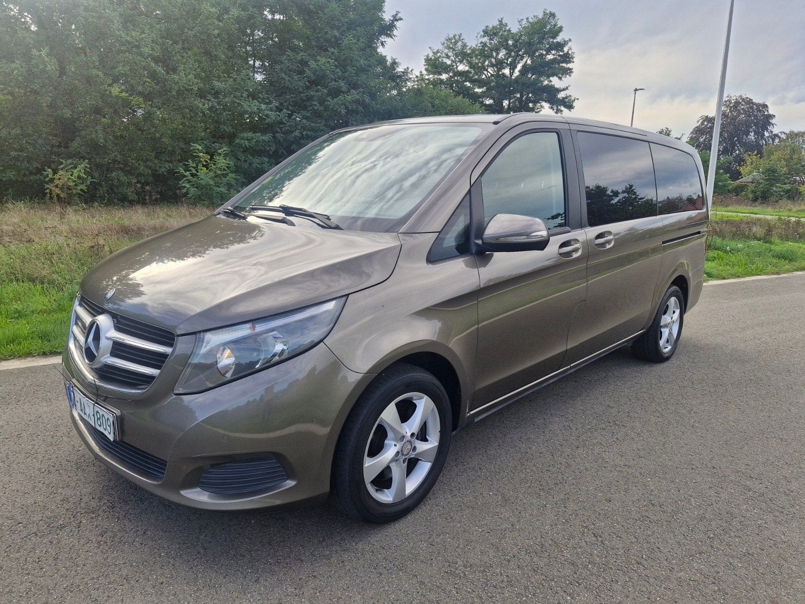 MERC V-KLASSE 220CDI 5ZITS 2X SCHUIFDEUR 2014 EURO5 NAV AIRC, Auto's, Automaat, Euro 5, Zwart, 4 cilinders