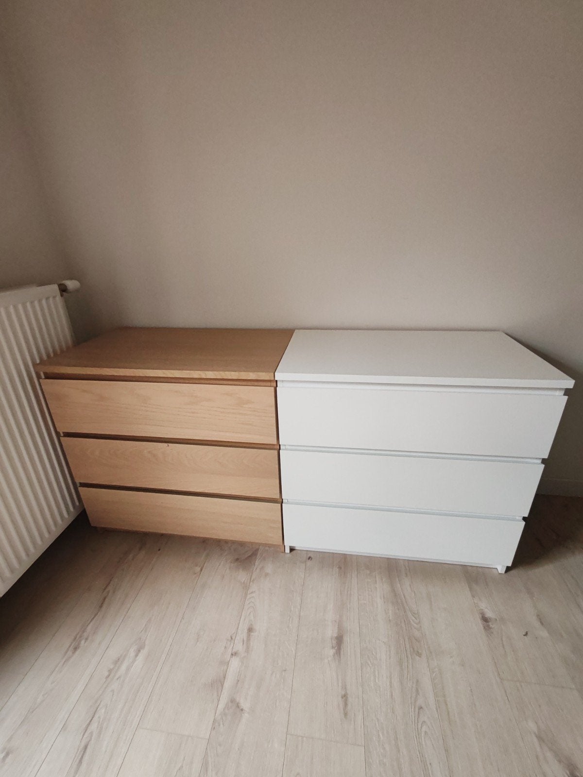 Malm kast, Ophalen