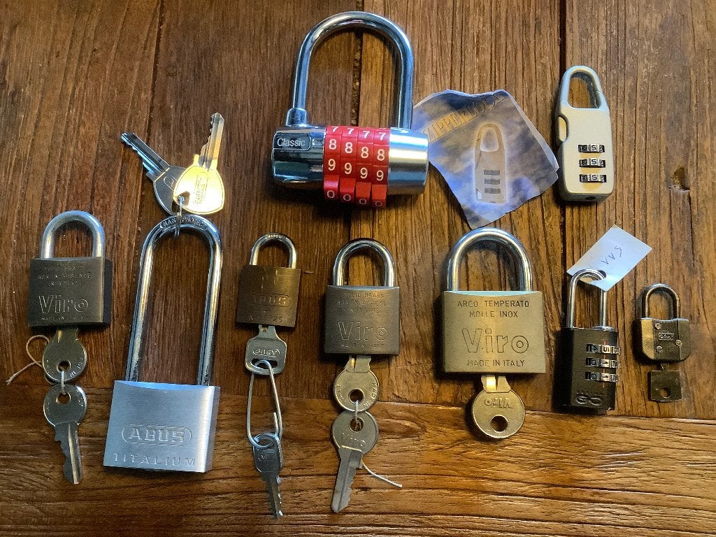 Lot hangslotten, Ophalen of Verzenden, Gebruikt, Overige merken