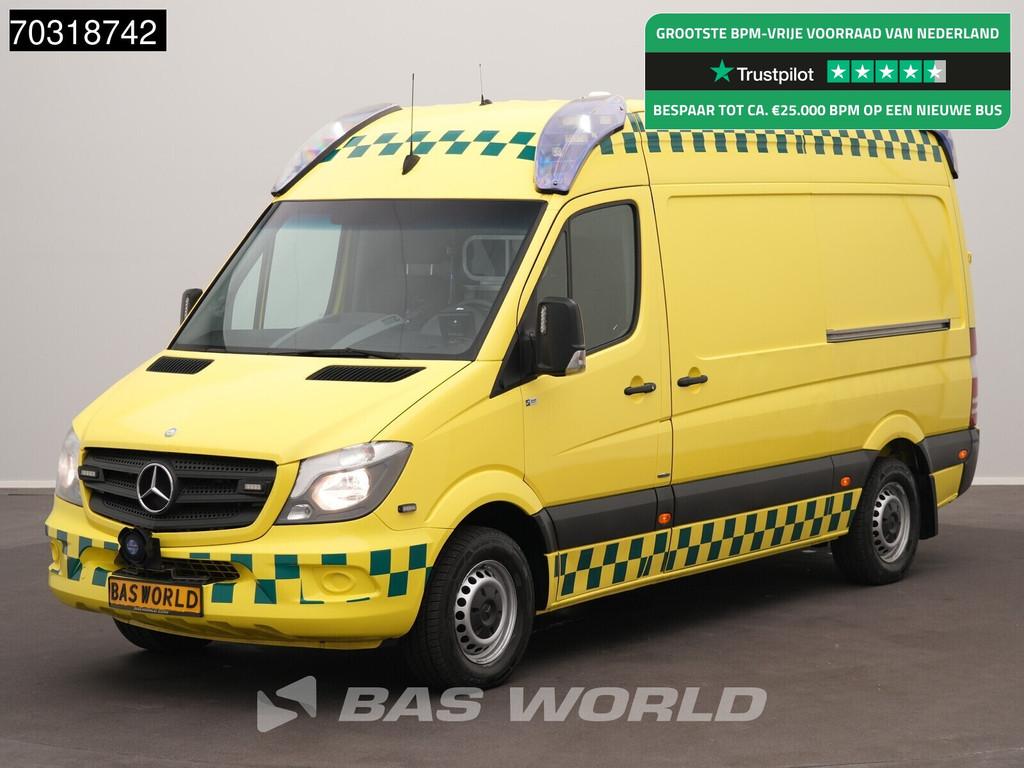 Mercedes Sprinter 316 CDI Automaat Ambulance Luchtvering L2H, Auto's, Bestelwagens en Lichte vracht, Bedrijf, Te koop, Achteruitrijcamera