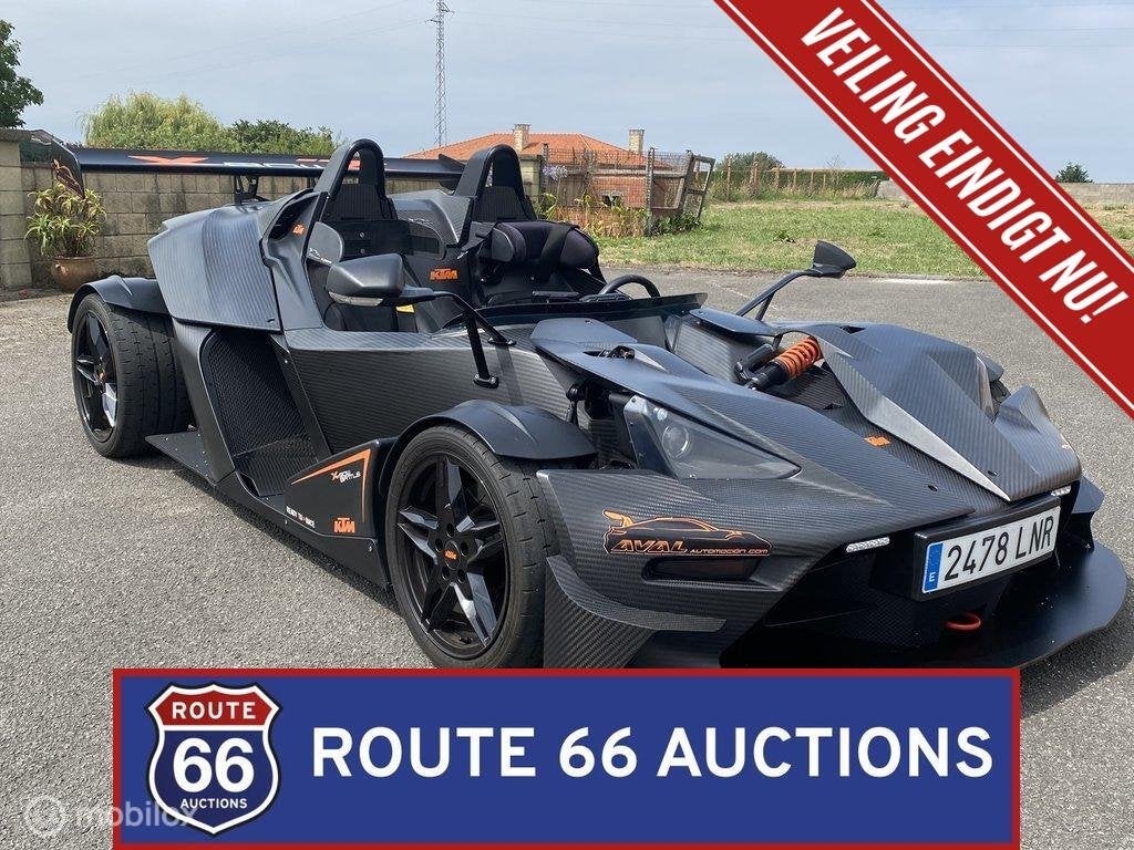 KTM X-Bow R DSG | 2019 | Route 66 Auctions, Auto's, Overige Auto's, Gebruikt, Zwart, Bedrijf, Handgeschakeld