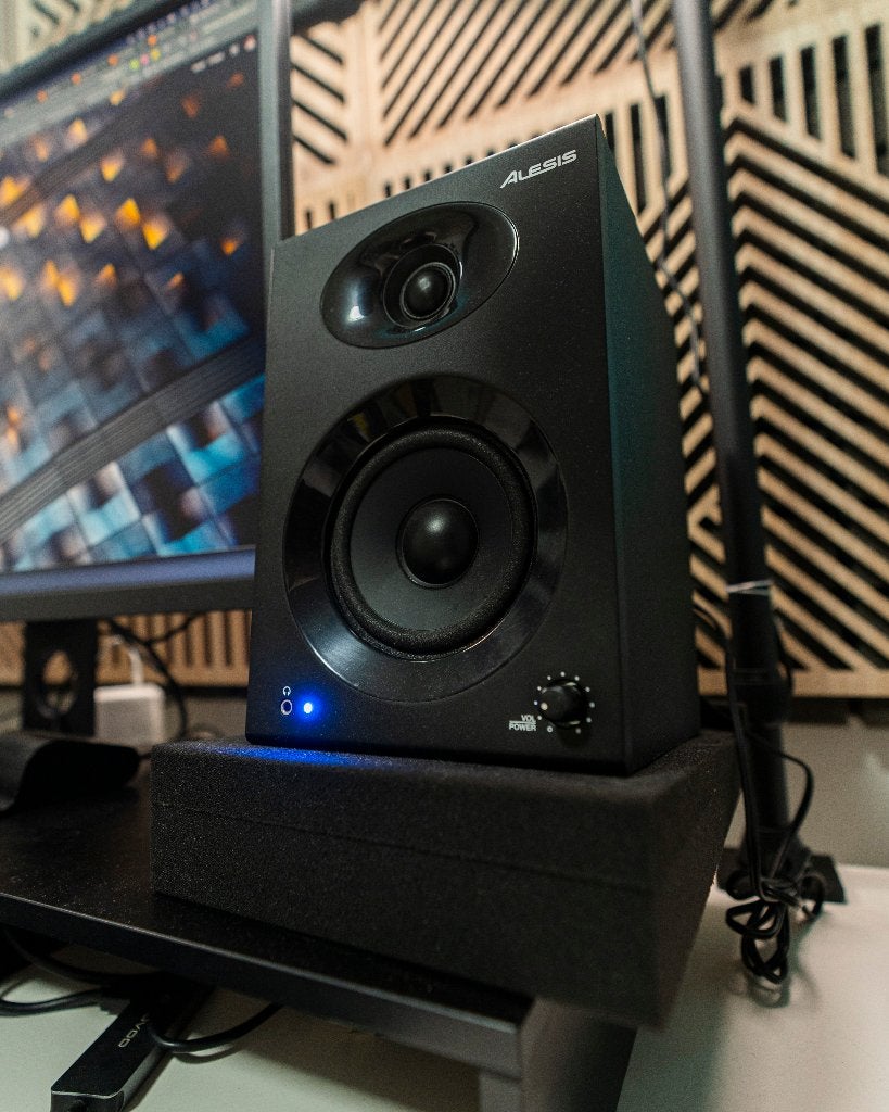 Enceintes de studio - Alesis Elevate 4 - Très bon état, Entrée AUX, Enlèvement, Utilisé, Autres marques