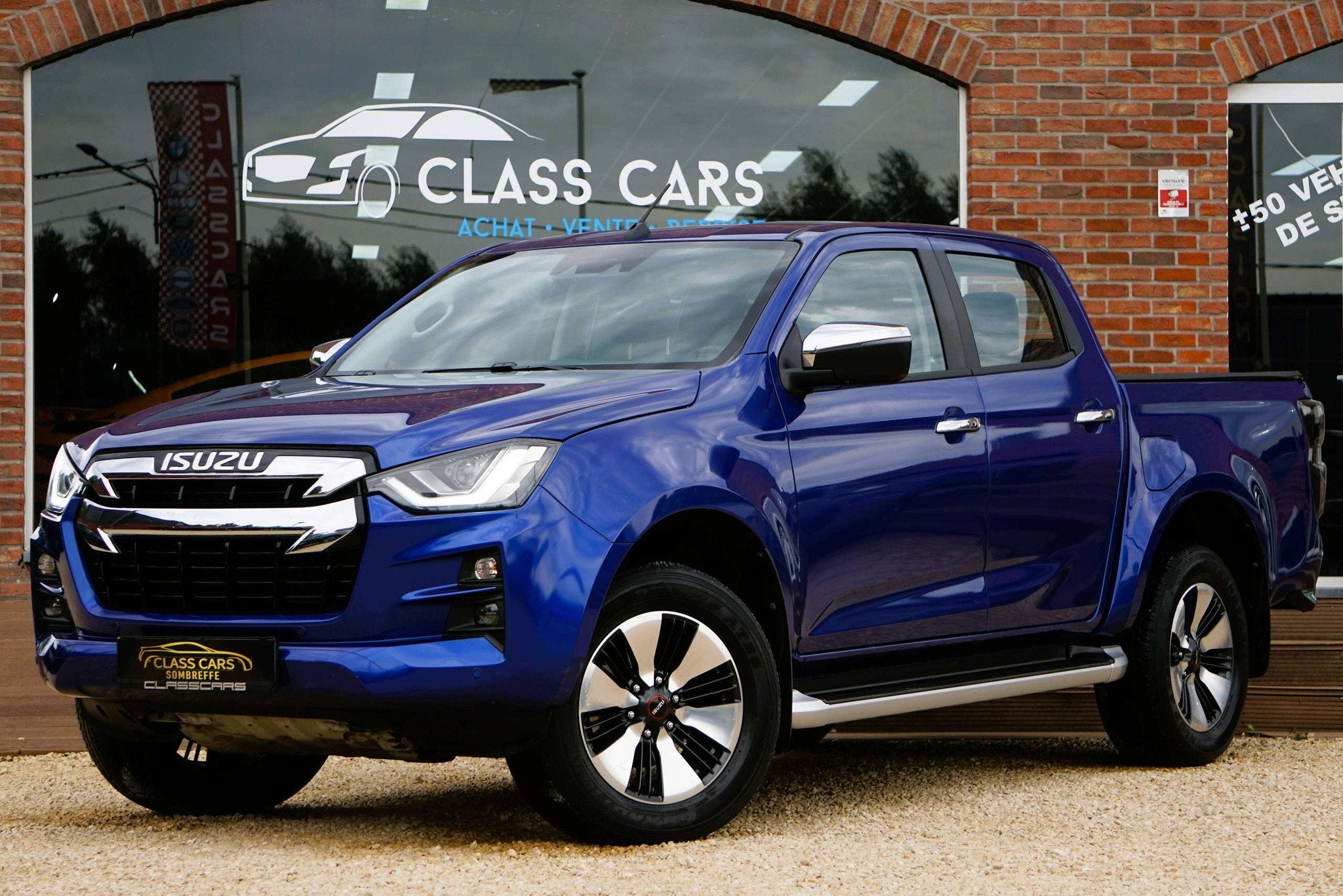 Isuzu D-max 1.9 Turbo D 4WD LSX / AUTOMATIQUE / CARPLAY / DI, Cuir, Achat, Entreprise, Noir