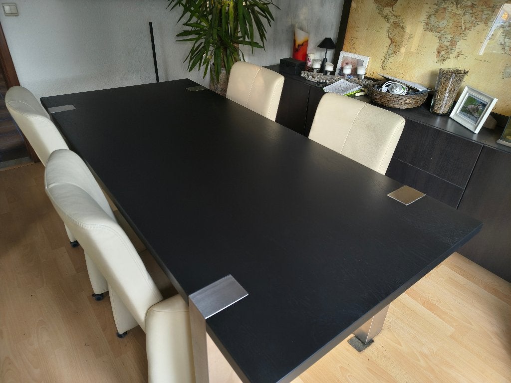 tafel + 4 stoelen, 150 à 200 cm, Cinq personnes ou plus, Enlèvement, Utilisé
