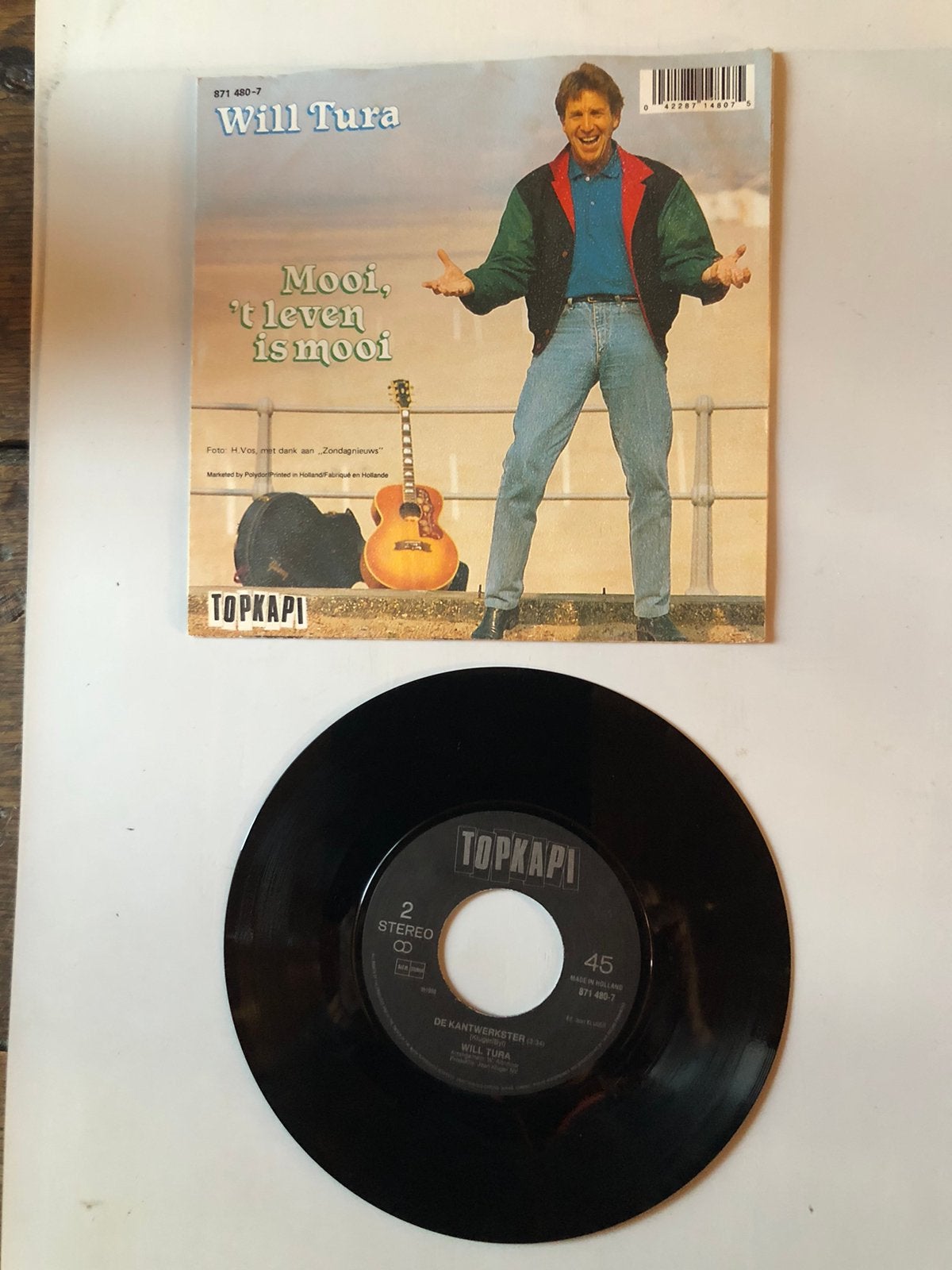 Will Tura: mooi, 't leven is mooi ( belpop), Cd's en Dvd's, Vinyl Singles, Verzenden, Zo goed als nieuw