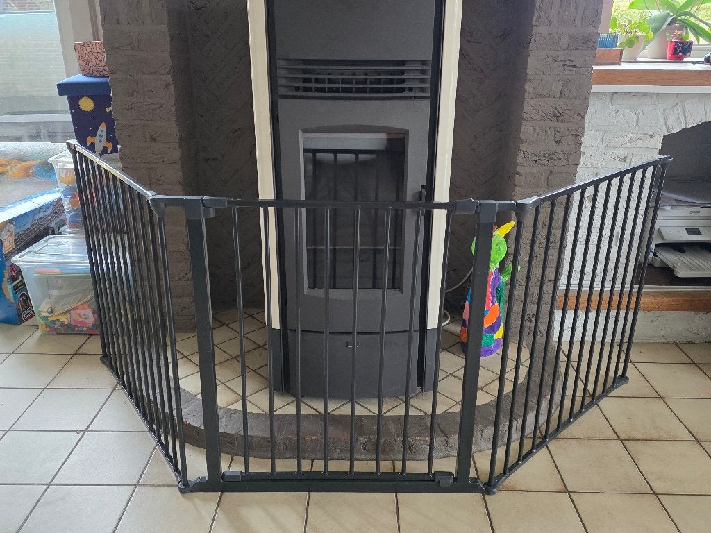 Traphek / kachelbescherming, Ophalen, Zo goed als nieuw, 115 cm of meer, Metaal of IJzer