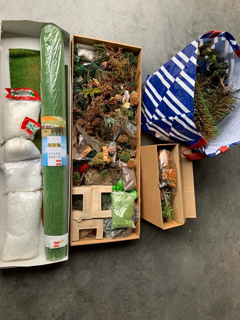 Diorama onderdelen, Ophalen, Zo goed als nieuw, Diorama