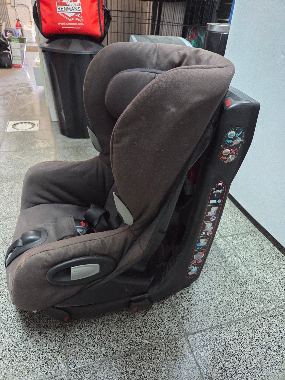 Draaibare autostoel maxi cosi, Enlèvement