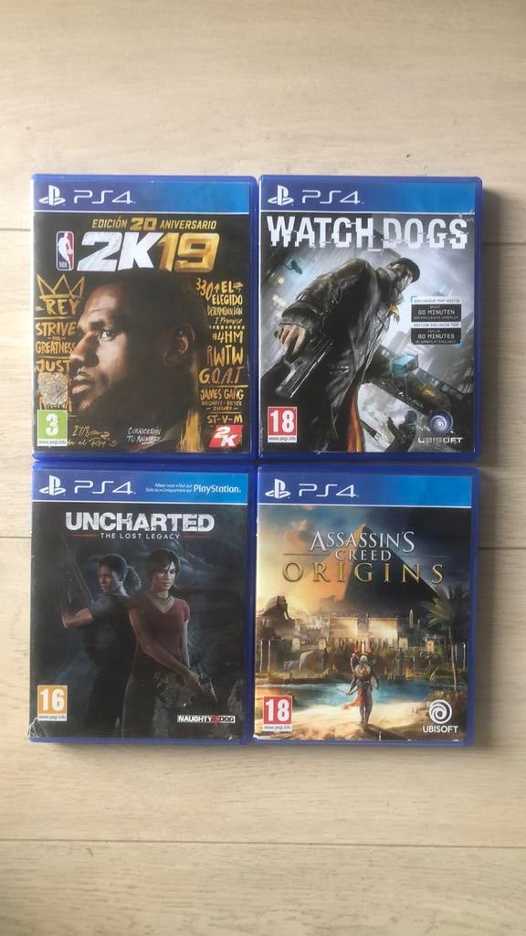 Lot de 3 jeux Ps4, Enlèvement, Comme neuf