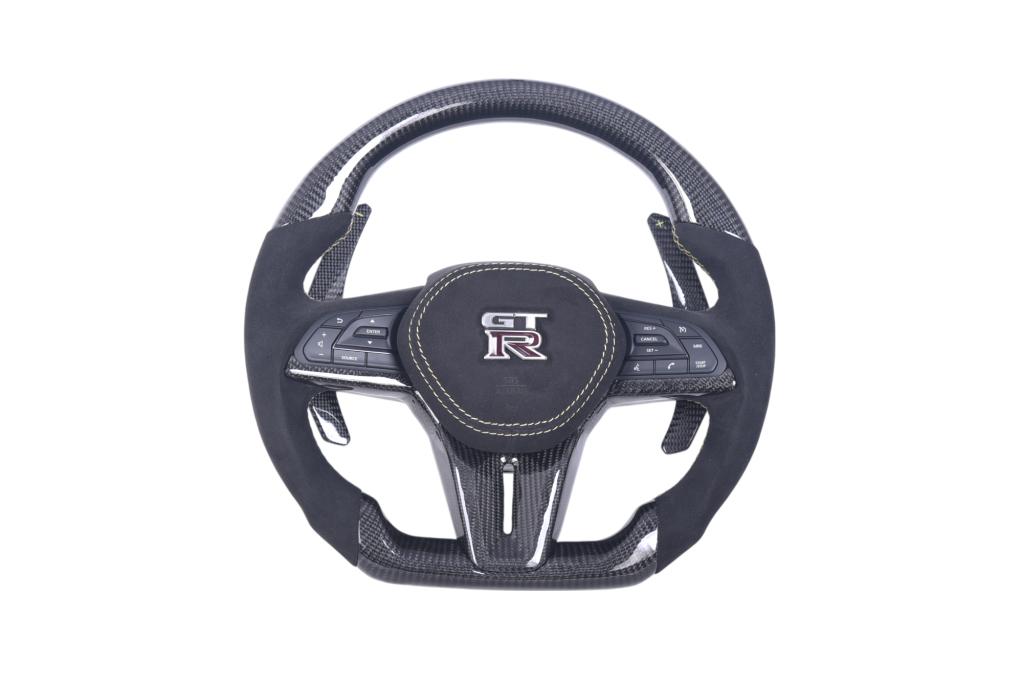 Nissan GT-R carbon & Alcantara sportstuur Gen. 2, Auto-onderdelen, Niet ingevuld, Verzenden, Niet ingevuld, Nieuw
