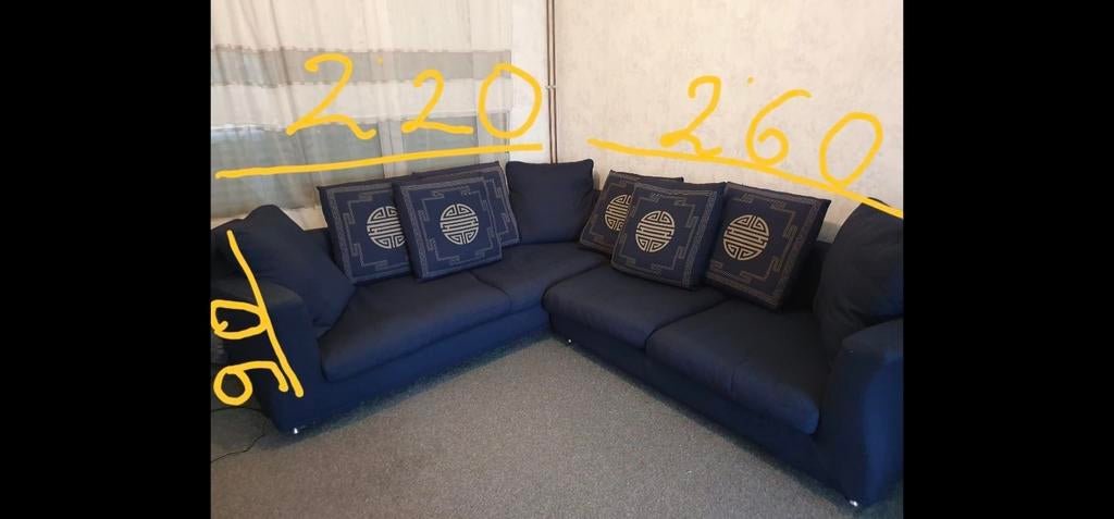 Te koop hoeksalon  BIEDEN, Huis en Inrichting, Ophalen of Verzenden