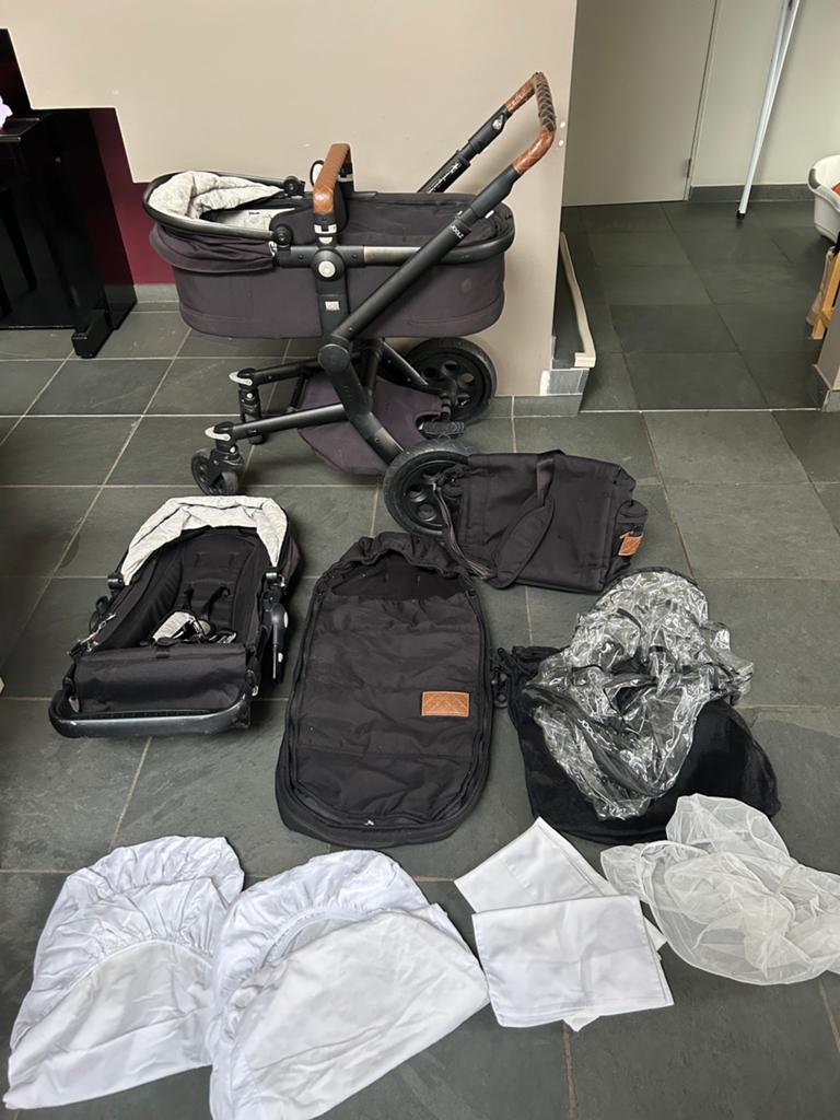Joolz buggy met toebehoren, Gebruikt, Verstelbare duwstang, Combiwagen, Ophalen