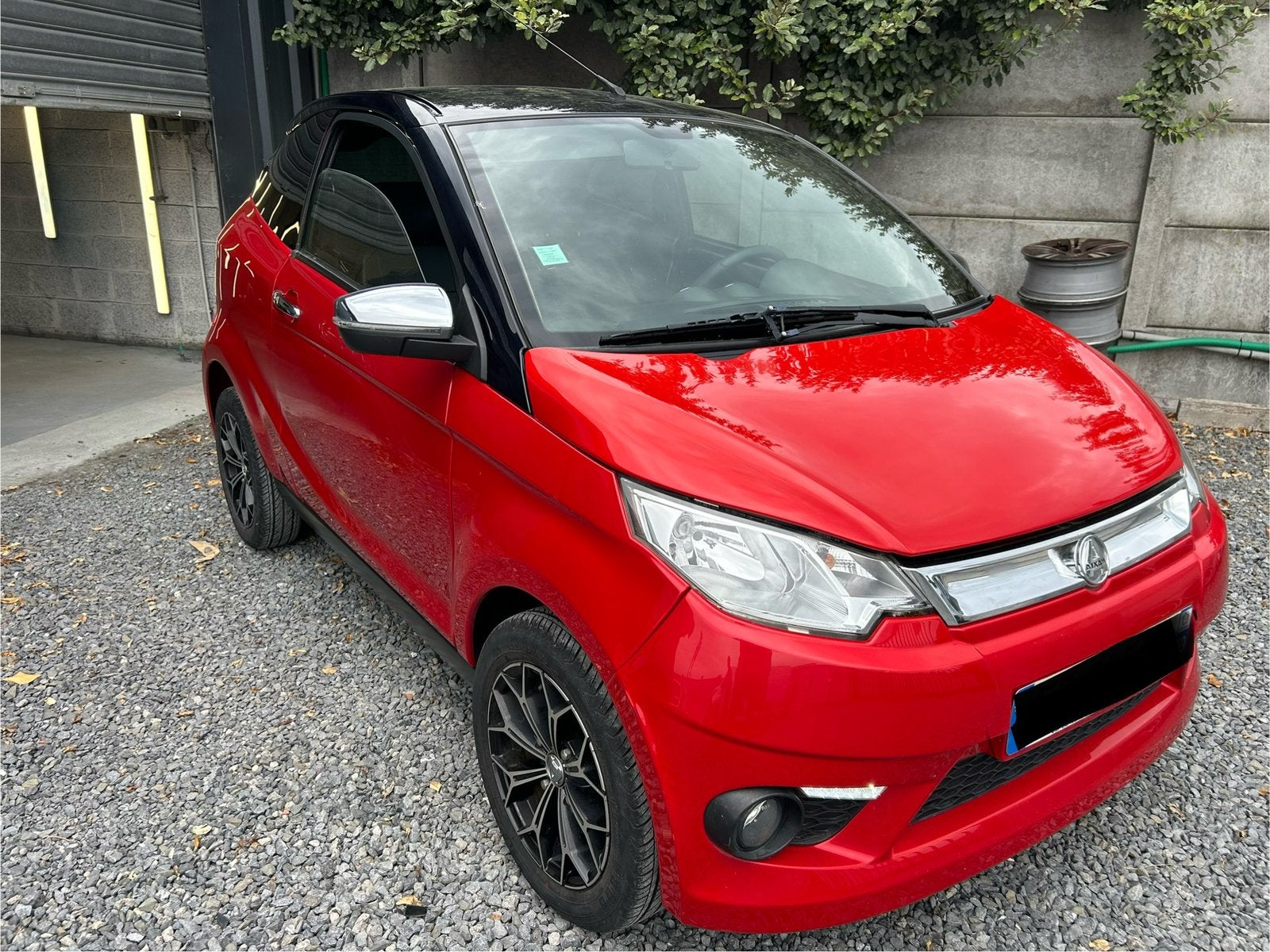 Aixam city coupé, Autos, Rouge, Achat, Diesel, Automatique