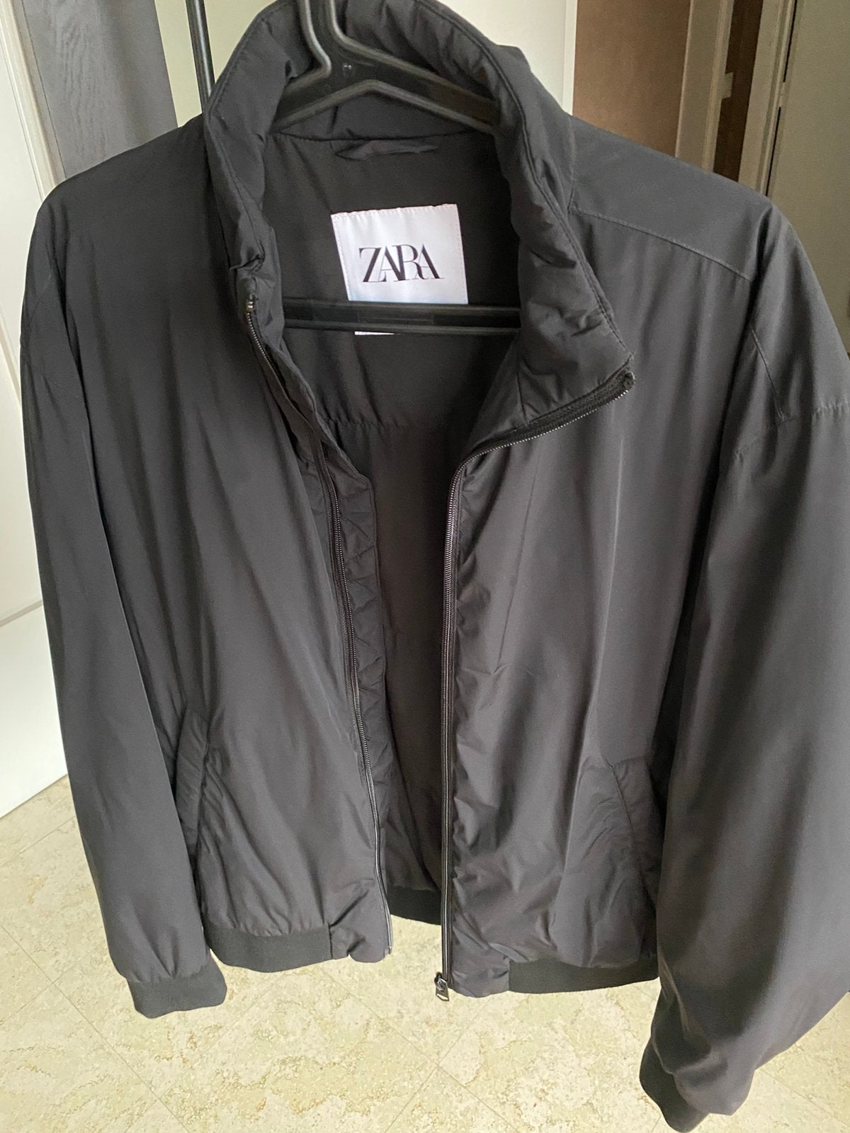 Heren jas vest Zara Men, Verzenden, Zo goed als nieuw, Zwart