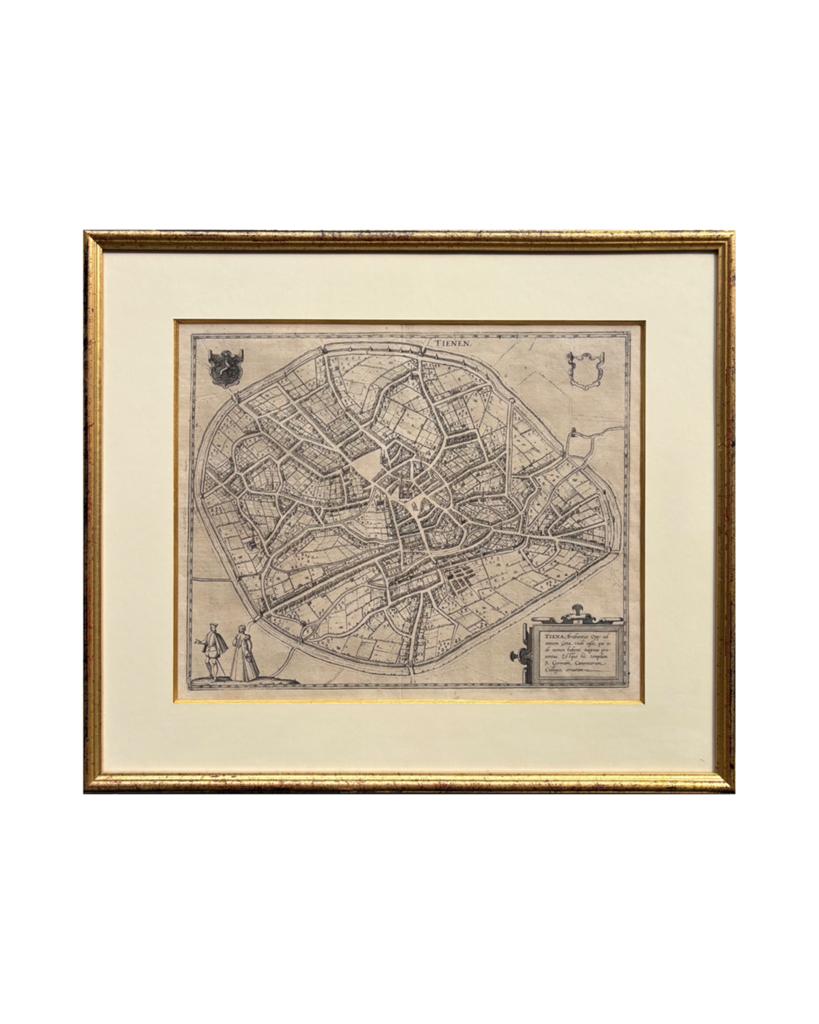 Originele stadsplattegrond van de stad Tienen (17de eeuws!), Ophalen