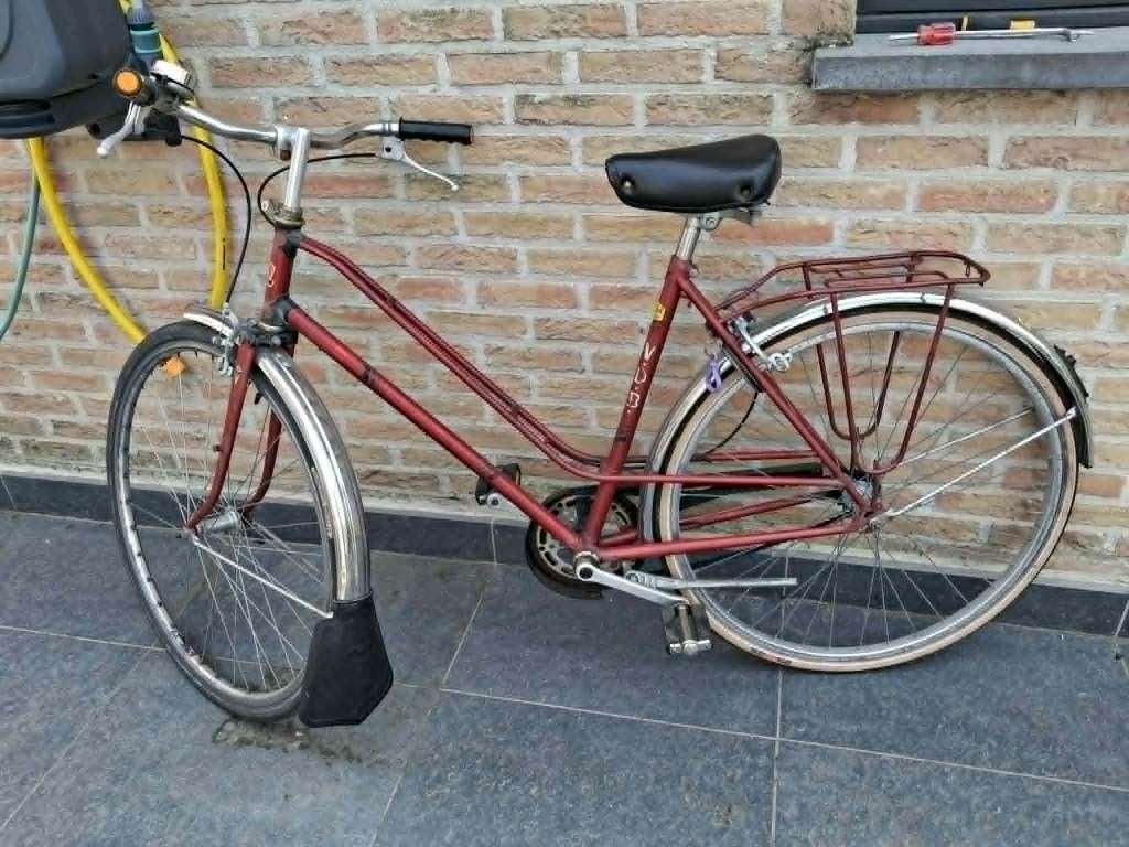 oranje fiets - moet na gezien worden, Ophalen, Gebruikt