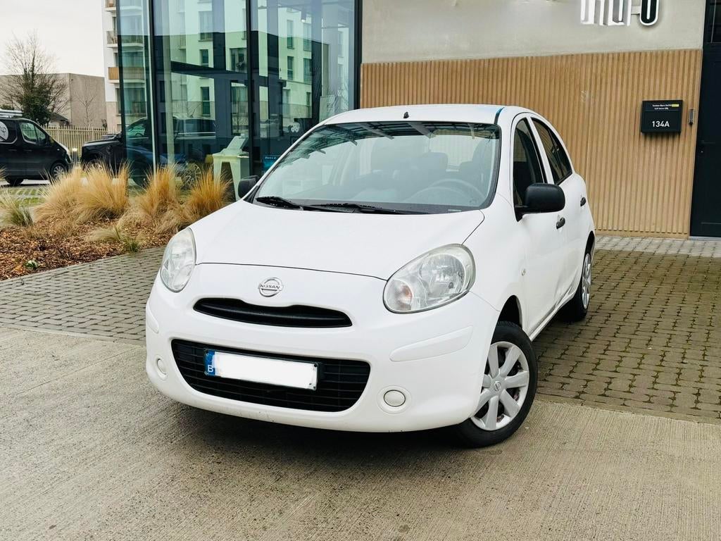 NISSAN MICRA 1.2I BENZINE, Auto's, Nissan, Euro 5, Zwart, Wit, Micra