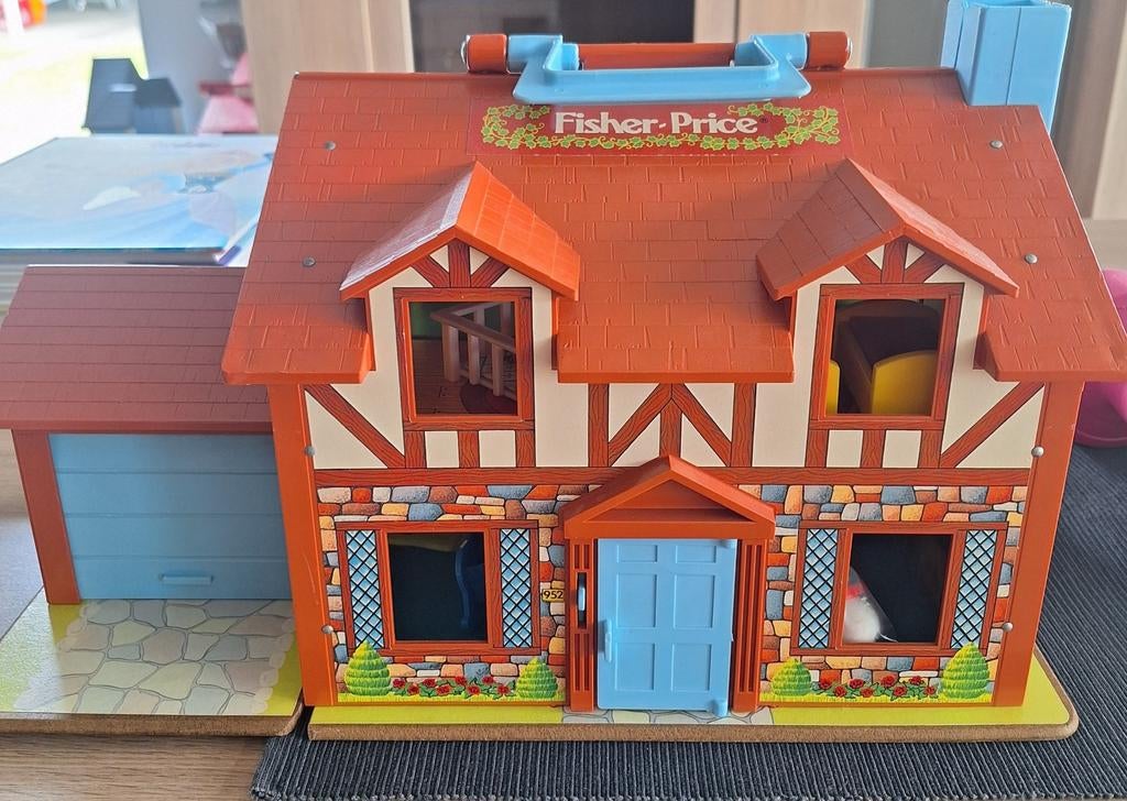 Huisje fisher price, Ophalen