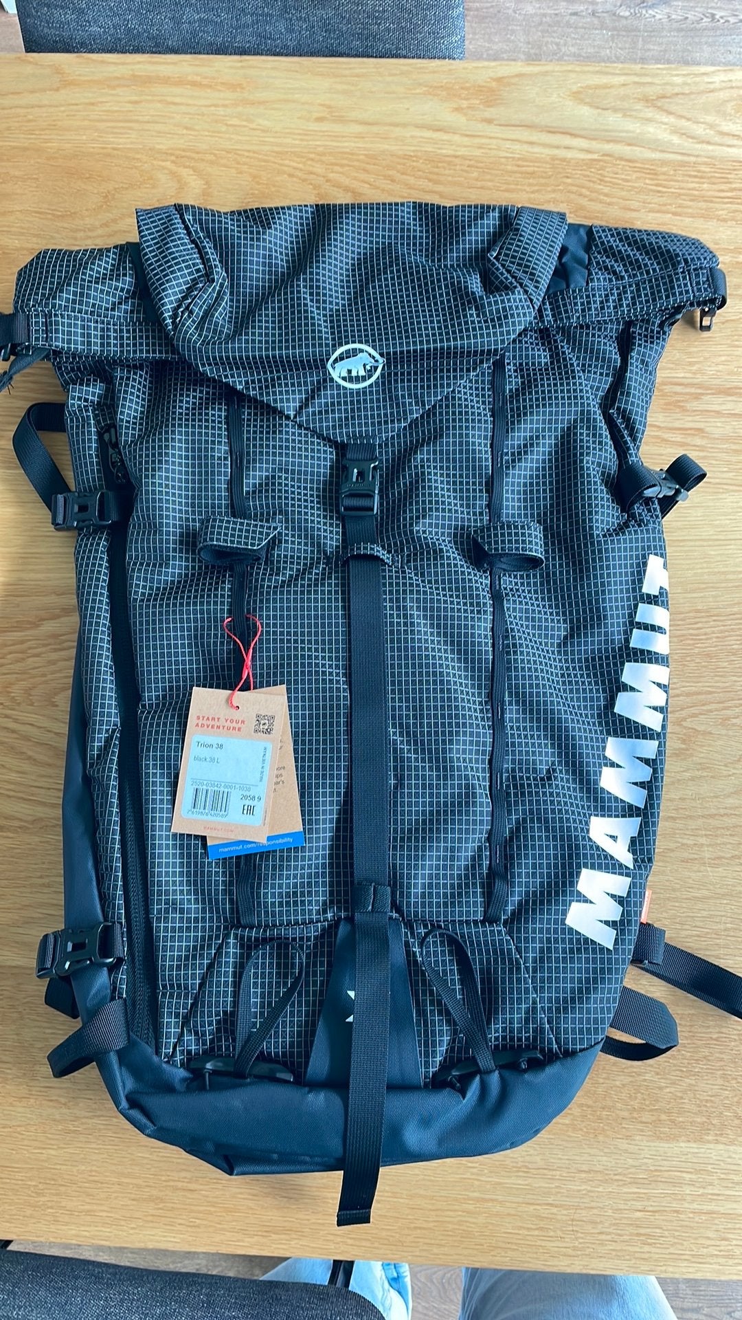 Mammut trion 38 rugzak, Handtassen en Accessoires, Overige merken, Nieuw, Ophalen of Verzenden, Trekking